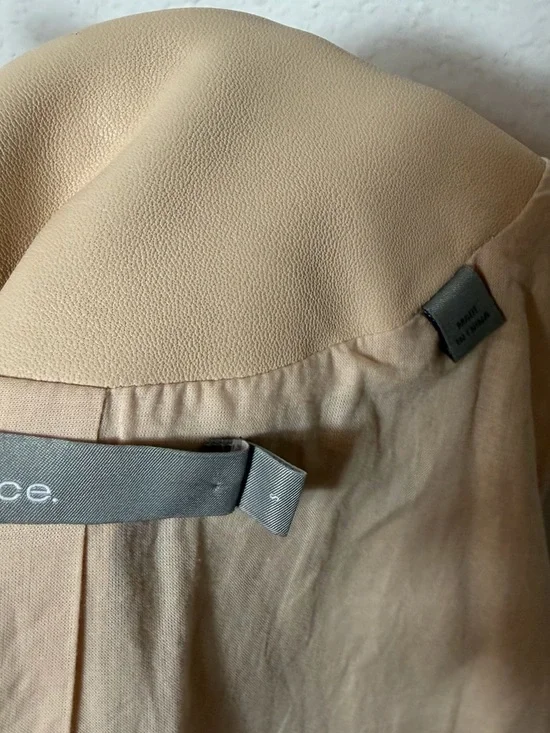 Vince Lamb Leather Biker Jacket Small Moto Jacket Women - Picture 5 of 8